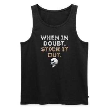 Arnis Eskrima Kali Filipino FMA Stick - Débardeur bio Premium Homme - noir - Devant - Michal (187cm)