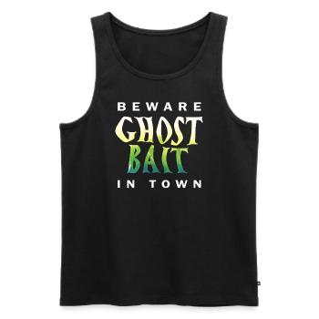 Living The Spook Life Ghost Bait - Men's Premium Organic Tank Top - black - Front - Michal (187cm)