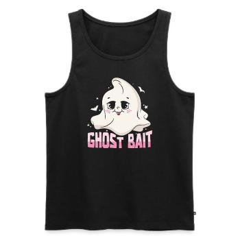 Living The Spook Life Ghost Bait - Men's Premium Organic Tank Top - black - Front - Michal (187cm)