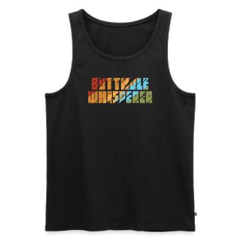 Arschloch-Flüsterer - Männer Premium Bio Tank Top - Schwarz - Vorne - AI Model Male 178 light (178cm)