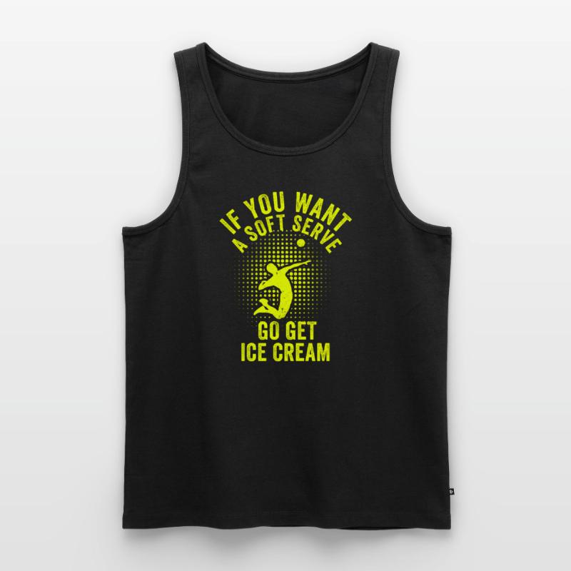 Wenn Sie ein Softeis wollen, holen Sie sich Eis Männer Premium Bio Tank Top