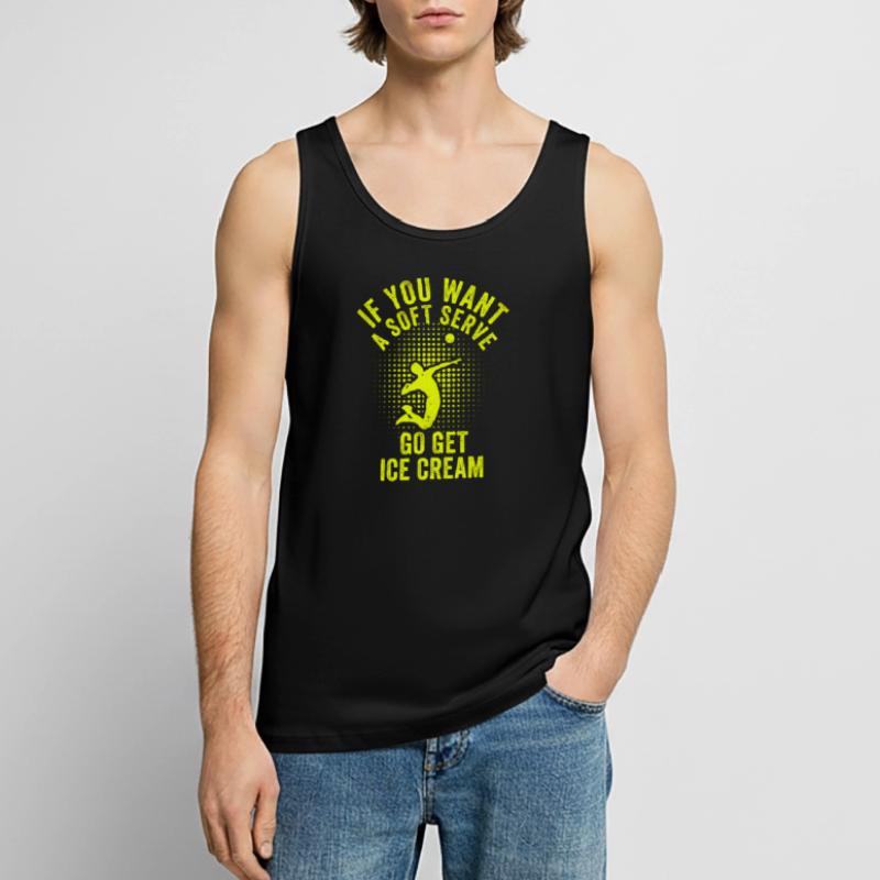 Wenn Sie ein Softeis wollen, holen Sie sich Eis Männer Premium Bio Tank Top