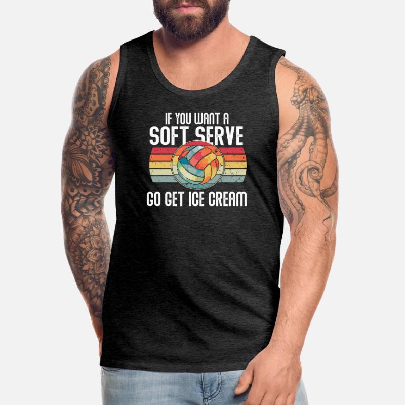 Wenn Sie ein Softeis wollen, holen Sie sich Eis Männer Premium Bio Tank Top