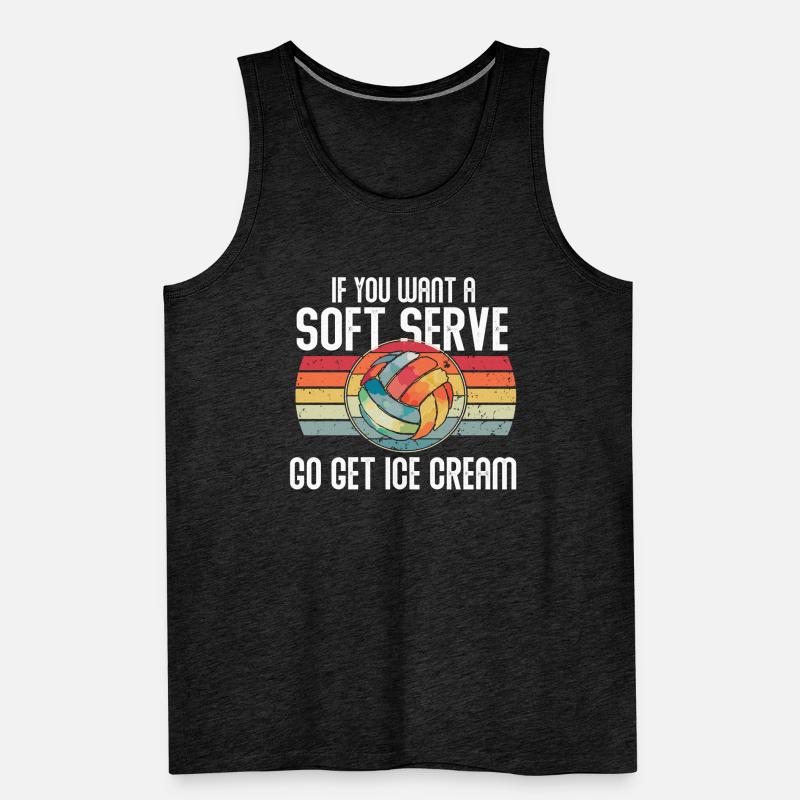 Wenn Sie ein Softeis wollen, holen Sie sich Eis Männer Premium Bio Tank Top