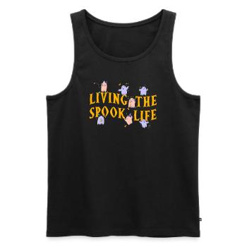 Vivre la vie fantôme Spook Life Appât - Débardeur bio Premium Homme - noir - Devant - Michal (187cm)