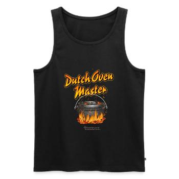 Dutch Oven Master - Männer Premium Bio Tank Top - Schwarz - Vorne - AI Model Male 178 light (178cm)