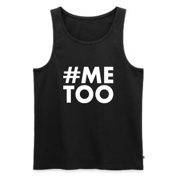 Me too - Männer Premium Bio Tank Top - Schwarz - Vorne - Michal (187cm)