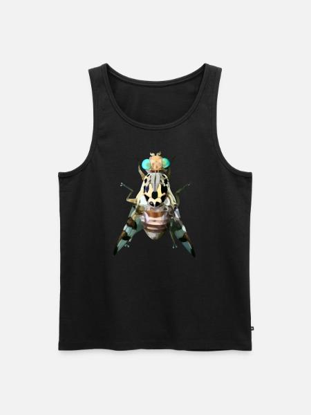Fly - Insect - Zoology - Men's Premium Organic Tank Top - black