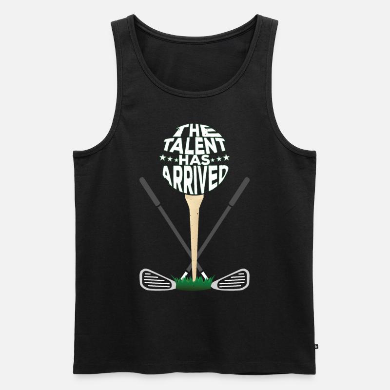 Das Talent ist da - Männer Premium Bio Tank Top - Schwarz