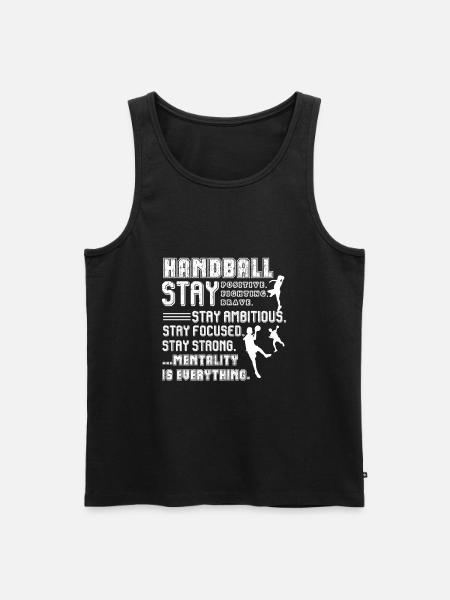 Handball Things About Handball - Men's Premium Organic Tank Top - black