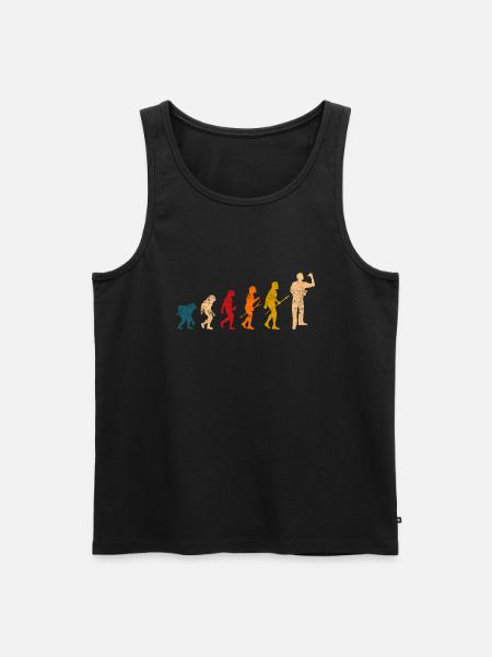 Dart Darter Evolution - Männer Premium Bio Tank Top - Schwarz