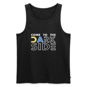 come to the dark side - Débardeur bio Premium Homme - noir - Devant - AI Model Male 178 light (178cm)
