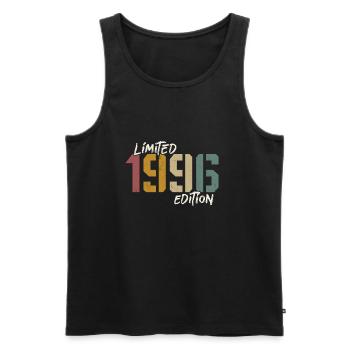 Millésime 1996 Anniversaire Limited Edition - Débardeur bio Premium Homme - noir - Devant - Michal (187cm)