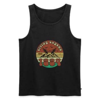 30th Anniversary Living Legend since VIN 1994 - Men's Premium Organic Tank Top - black - Front - AI Model Male 178 light (178cm)