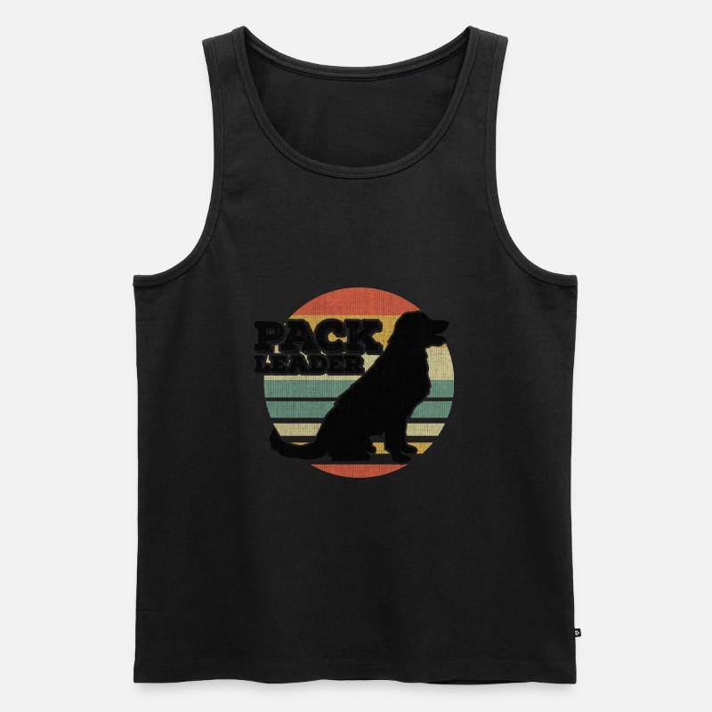 Pack Leader! - Männer Premium Bio Tank Top - Schwarz