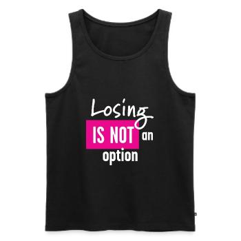 Krebs Kampf - Männer Premium Bio Tank Top - Schwarz - Vorne - AI Model Male 178 light (178cm)