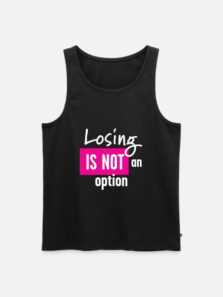 Cancer Fight - Men's Premium Organic Tank Top - black