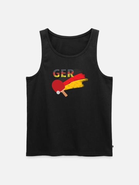 Germany Table tennis - Men's Premium Organic Tank Top - black