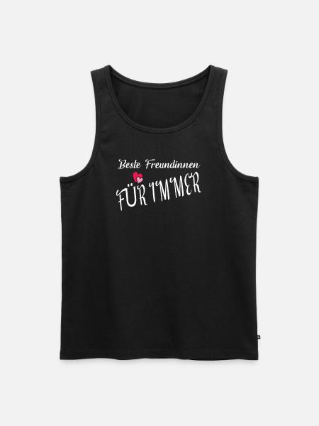 Geschenkidee Freundin schwester - Männer Premium Bio Tank Top - Schwarz