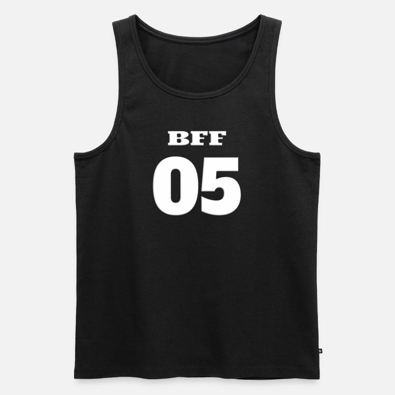Geschenkidee Freundin schwester - Männer Premium Bio Tank Top - Schwarz