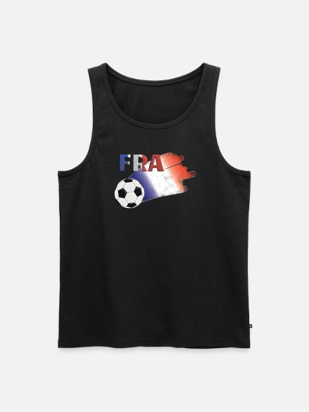 Flag France - Men's Premium Organic Tank Top - black
