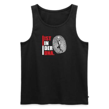 Basketball Geschenkidee Sport Design - Männer Premium Bio Tank Top - Schwarz - Vorne - AI Model Male 178 light (178cm)