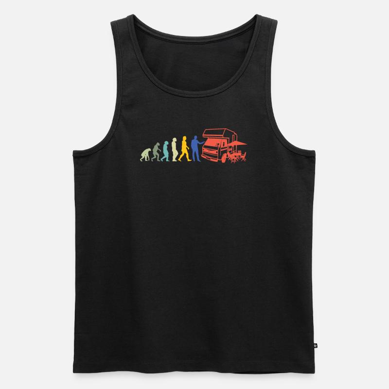 Camper Gift Idea Camping - Débardeur bio Premium Homme - noir