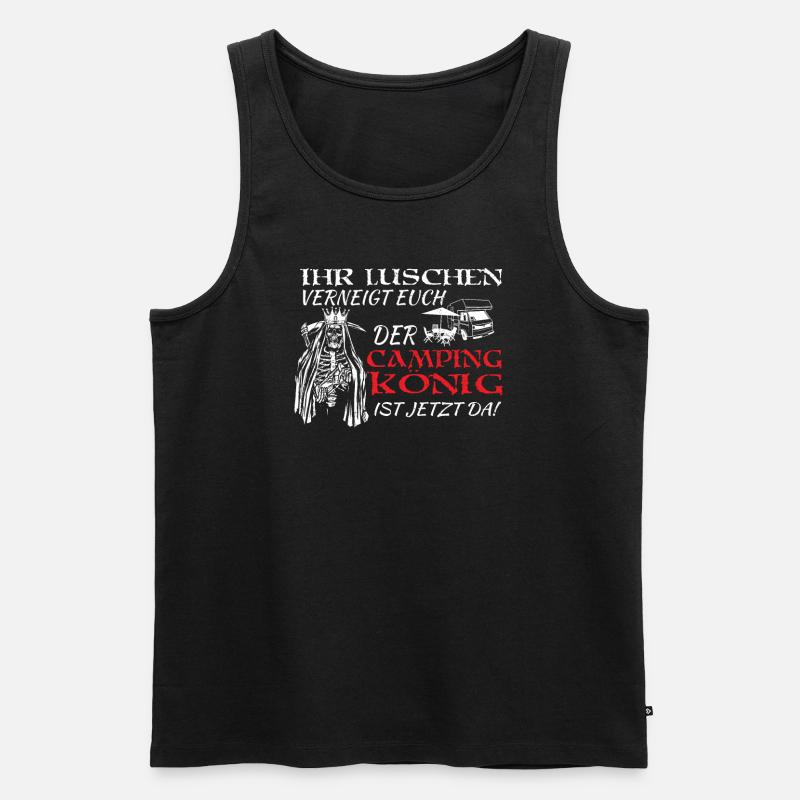 Camper Geschenkidee Camping - Männer Premium Bio Tank Top - Schwarz