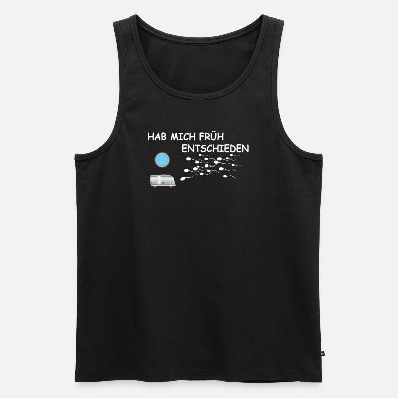 Camper Geschenkidee Camping - Männer Premium Bio Tank Top - Schwarz