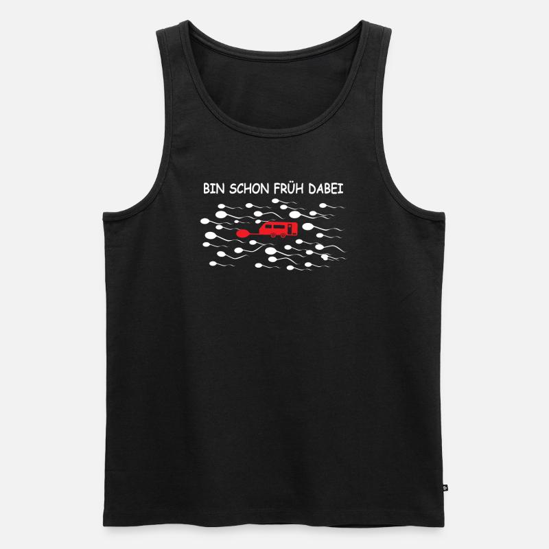 Camper Geschenkidee Camping - Männer Premium Bio Tank Top - Schwarz
