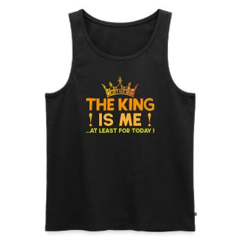Kings Day, Geschenk für Kings Day! - Männer Premium Bio Tank Top - Schwarz - Vorne - AI Model Male 178 light (178cm)