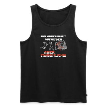 Handball Zubehör handballer Motiv - Männer Premium Bio Tank Top - Schwarz - Vorne - Michal (187cm)