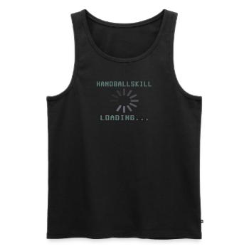 Accessoires de handball motif handball - Débardeur bio Premium Homme - noir - Devant - Michal (187cm)