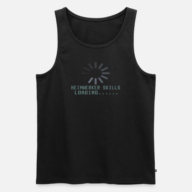 Heimwerker Geschenkidee Handwerker - Männer Premium Bio Tank Top - Schwarz