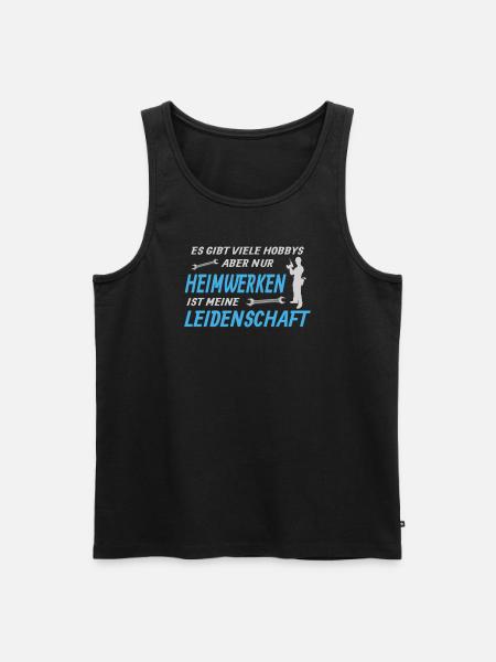 Heimwerker Geschenkidee Handwerker - Männer Premium Bio Tank Top - Schwarz