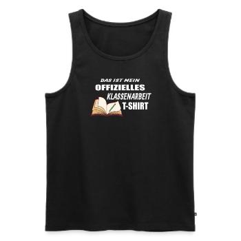Lehrer Zubehör für deinen Humor - Männer Premium Bio Tank Top - Schwarz - Vorne - Michal (187cm)