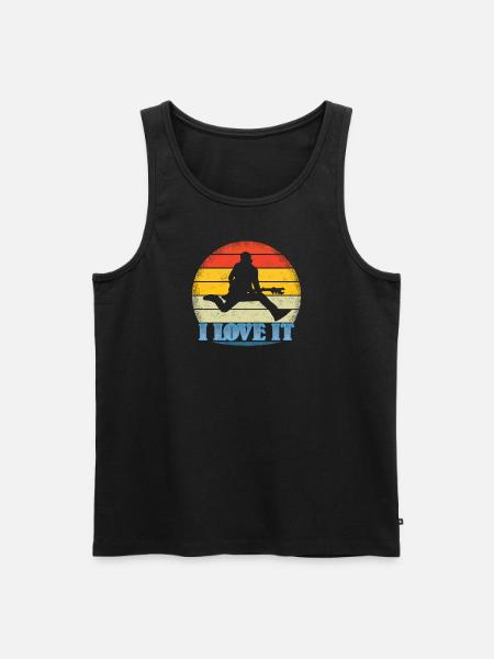 Geschenkidee für Gitarrenspieler - Männer Premium Bio Tank Top - Schwarz