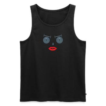 Fitness accessories for athletes - Men's Premium Organic Tank Top - black - Front - Michal (187cm)