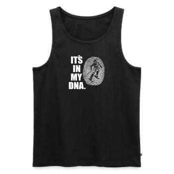 Ski accessories for skiers - Men's Premium Organic Tank Top - black - Front - Michal (187cm)