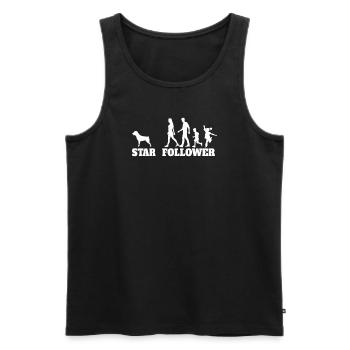 Accessoires pour chiens Rottweiler Propriétaires de chiens - Débardeur bio Premium Homme - noir - Devant - Michal (187cm)