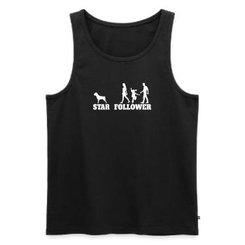 Accessoires pour chiens Rottweiler Propriétaires de chiens - Débardeur bio Premium Homme - noir - Devant - Michal (187cm)