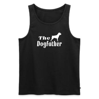 Accessoires pour chiens Rottweiler Propriétaires de chiens - Débardeur bio Premium Homme - noir - Devant - Michal (187cm)