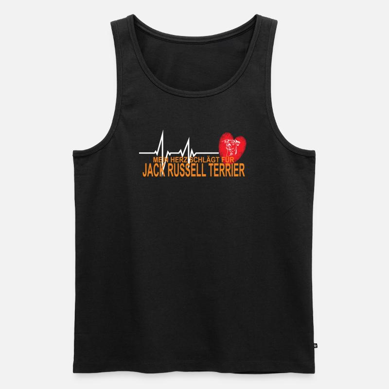Hundezubehör Terrier Hundebesitzer - Männer Premium Bio Tank Top - Schwarz