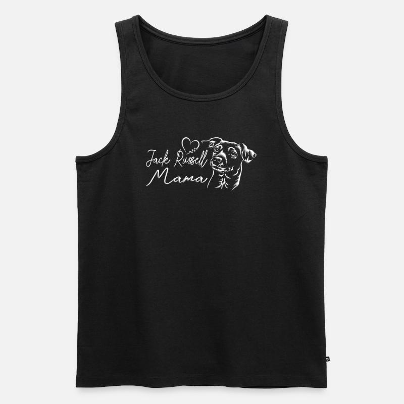 Hundezubehör Terrier Hundebesitzer - Männer Premium Bio Tank Top - Schwarz