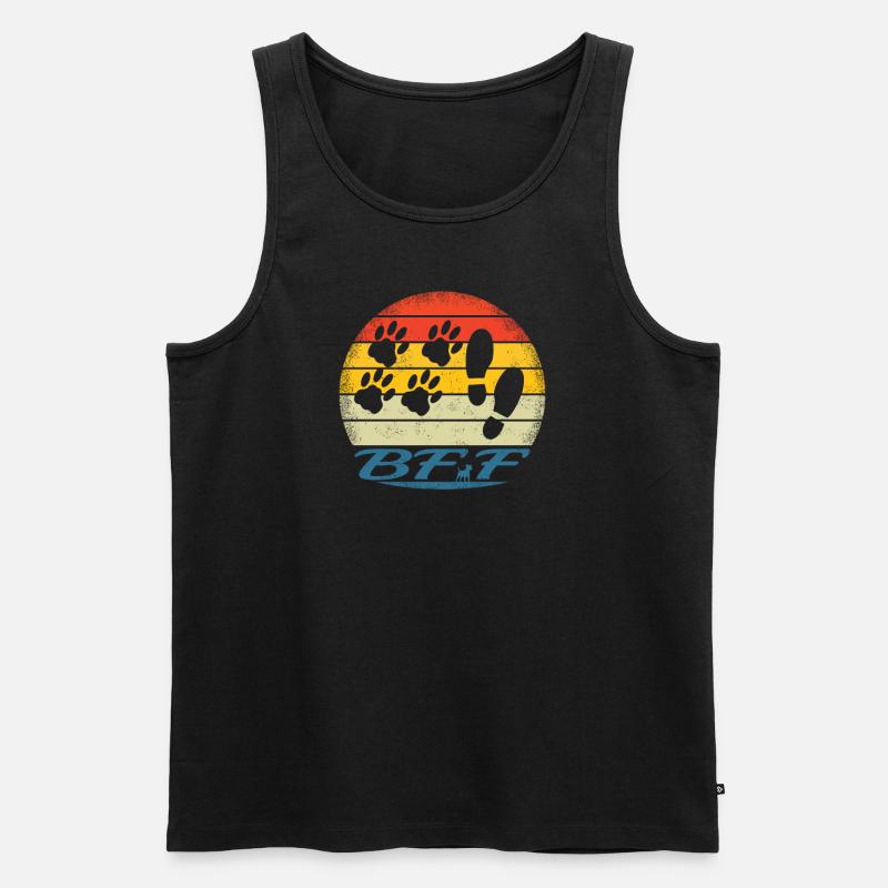 Hundezubehör Terrier Hundebesitzer - Männer Premium Bio Tank Top - Schwarz