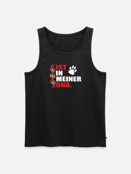 Hundezubehör Terrier Hundebesitzer - Männer Premium Bio Tank Top - Schwarz