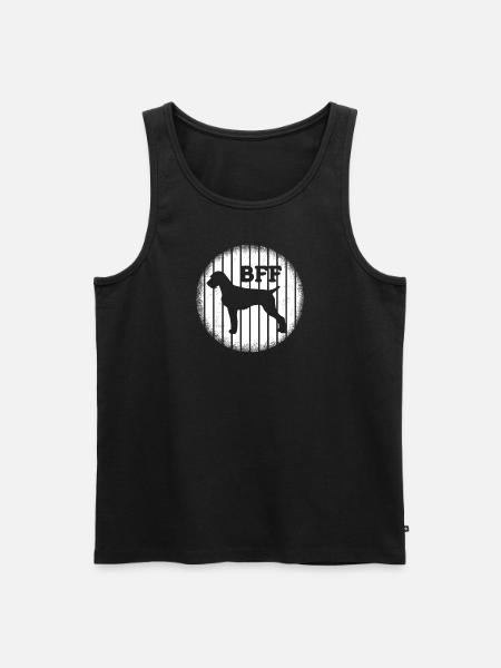 Dogs German Wirehaired Dog Owners - Men's Premium Organic Tank Top - black
