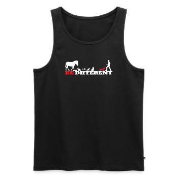 Hunderasse Dackel für Hundeliebhaber - Männer Premium Bio Tank Top - Schwarz - Vorne - Michal (187cm)