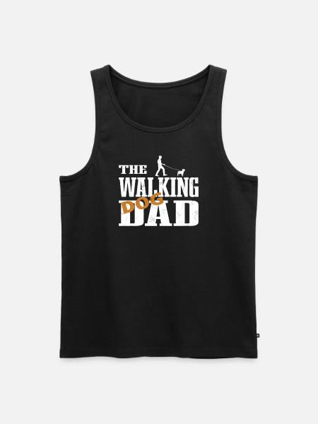 Dog Bulldog Dog Owner Gechenkidee - Men's Premium Organic Tank Top - black