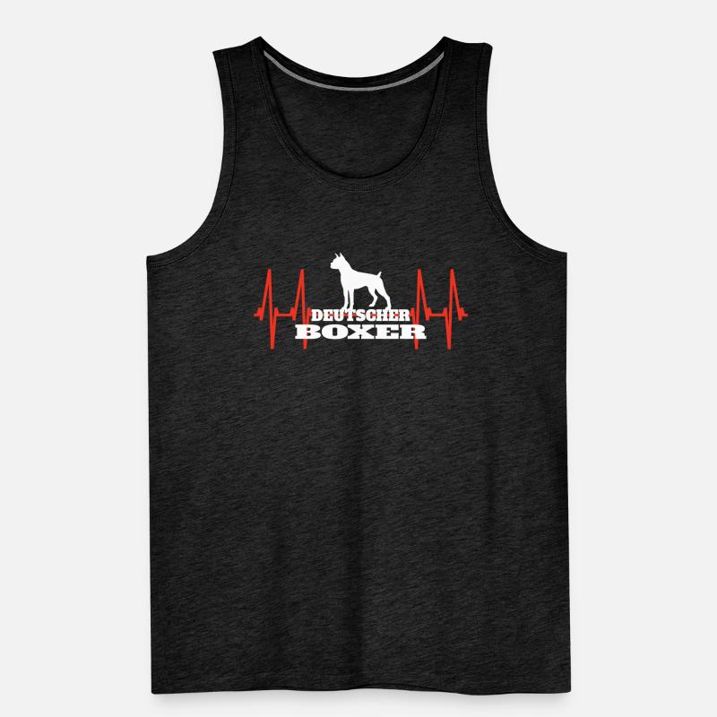 Hund Boxer Hundebesitzer Geschenkidee Männer Premium Bio Tank Top